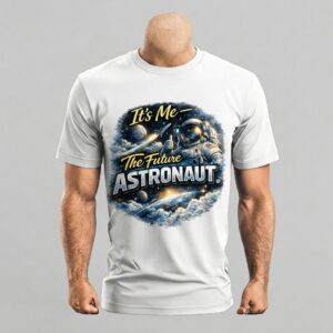 Future Astronaut Premium Graphic Tee - Cosmic Explorer Apparel